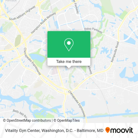 Vitality Gyn Center map