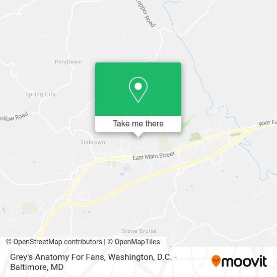 Grey's Anatomy For Fans map
