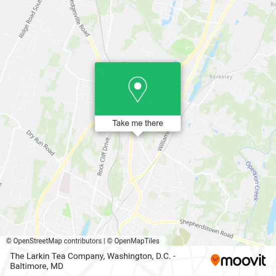 The Larkin Tea Company map