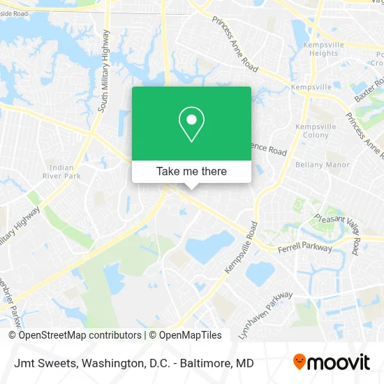 Jmt Sweets map