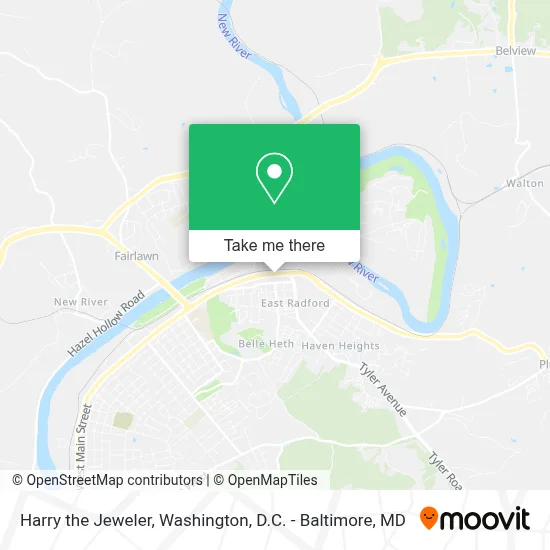 Harry the Jeweler map