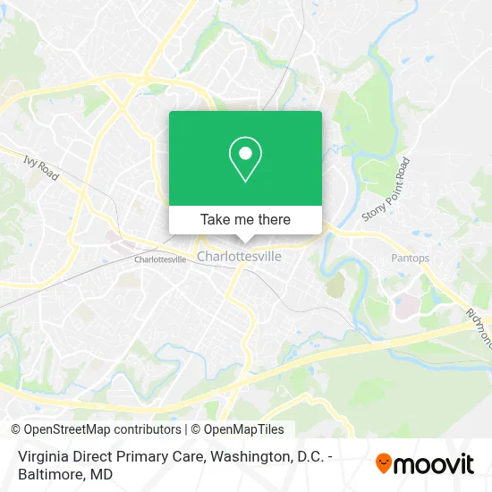 Virginia Direct Primary Care map