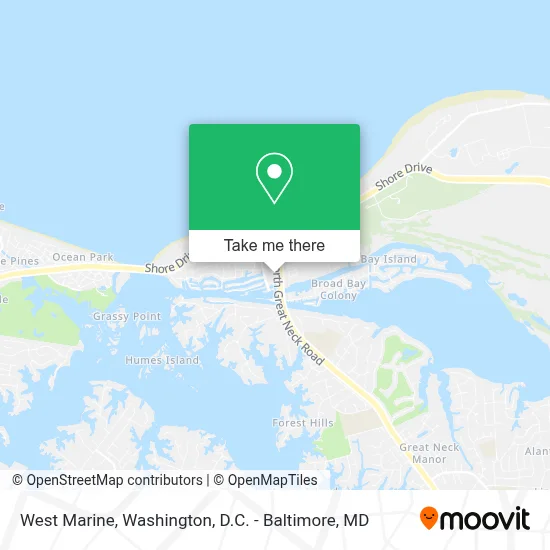 West Marine map