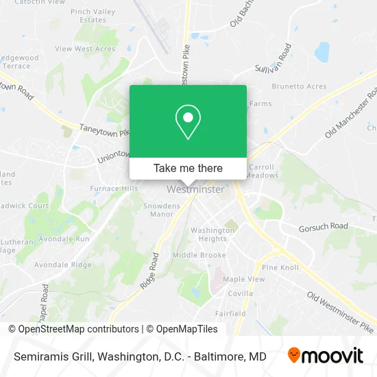 Semiramis Grill map