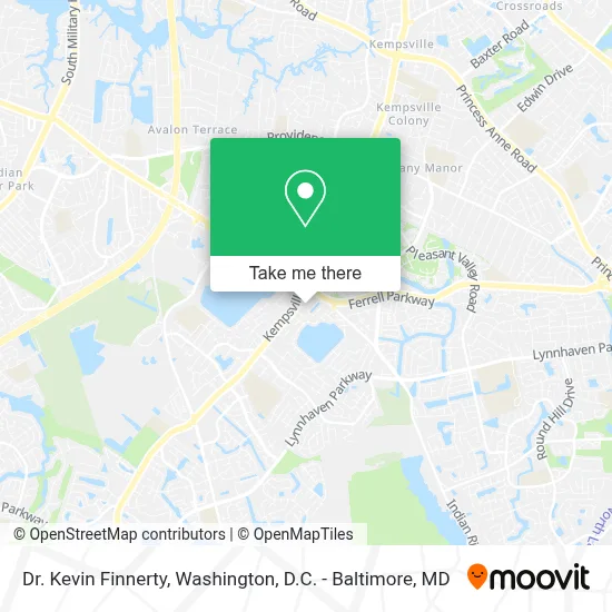 Dr. Kevin Finnerty map