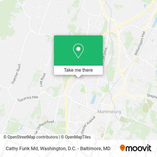 Cathy Funk Md map