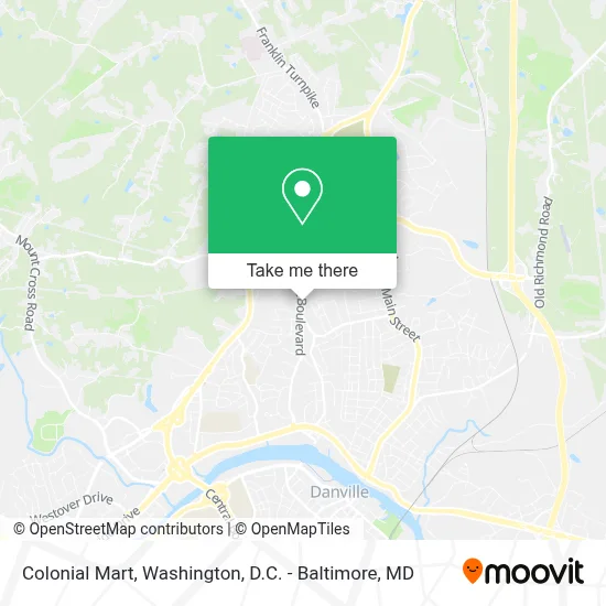 Colonial Mart map
