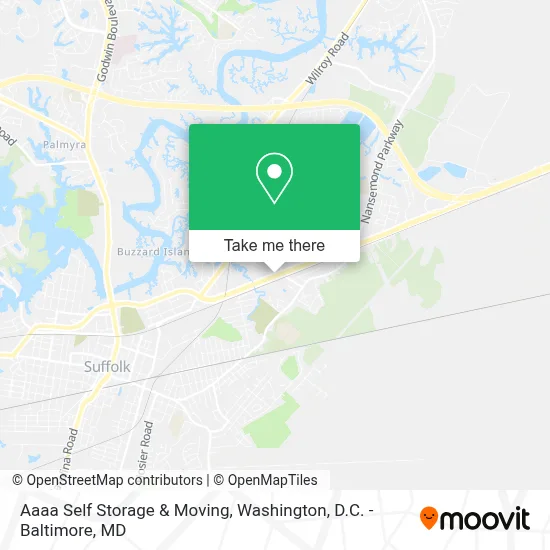 Aaaa Self Storage & Moving map
