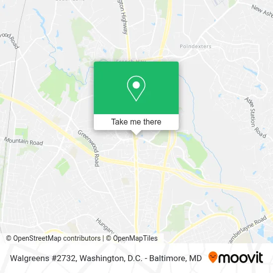 Walgreens #2732 map