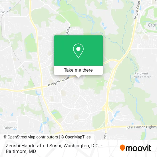 Zenshi Handcrafted Sushi map