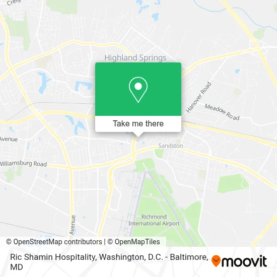 Ric Shamin Hospitality map