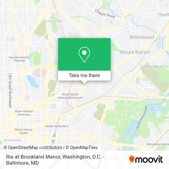 Ria at Brookland Manor map