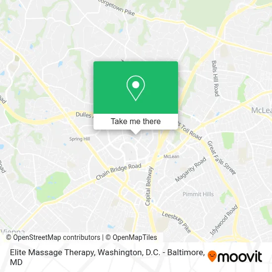 Elite Massage Therapy map