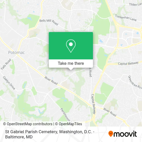 St Gabriel Parish Cemetery map