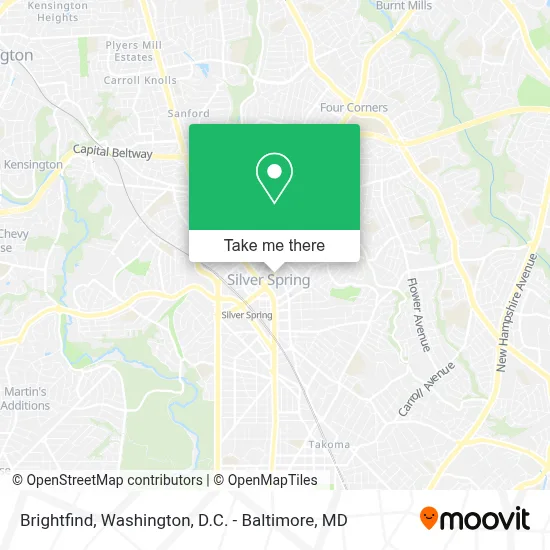 Brightfind map