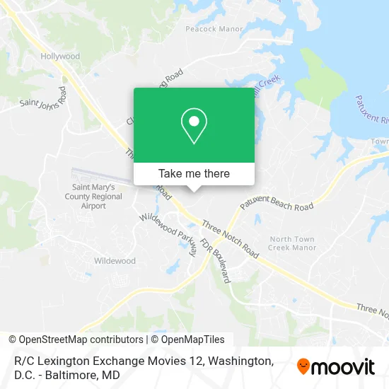 R / C Lexington Exchange Movies 12 map