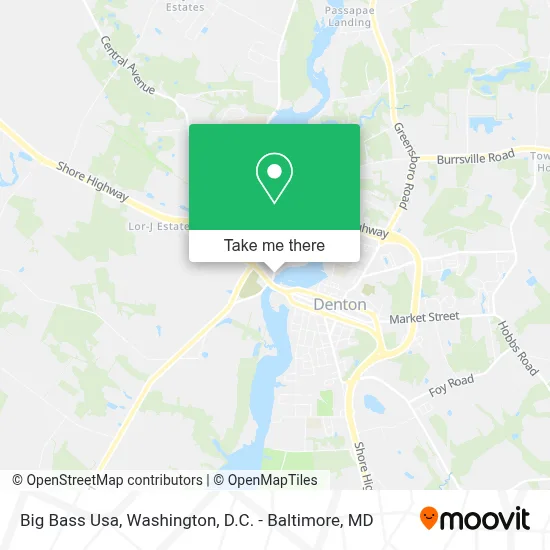 Big Bass Usa map