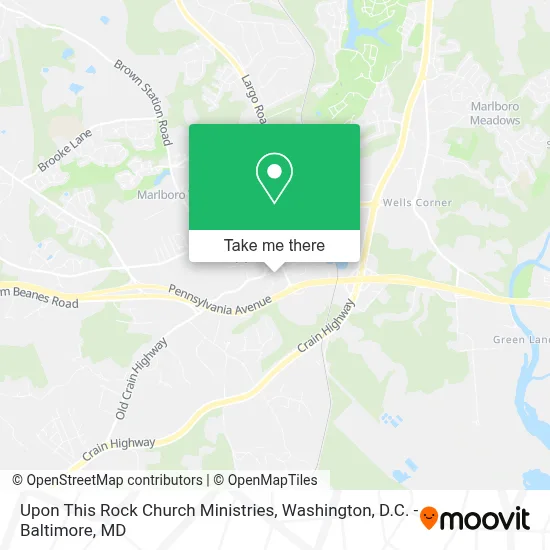 Upon This Rock Church Ministries map