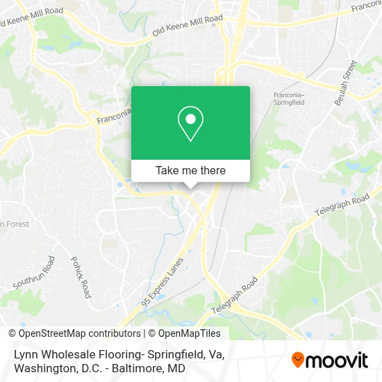 Lynn Wholesale Flooring- Springfield, Va map
