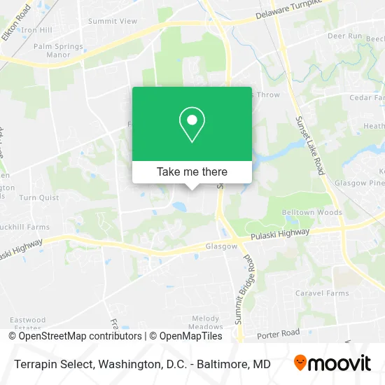 Terrapin Select map
