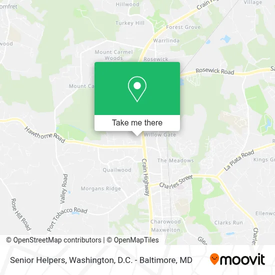 Senior Helpers map