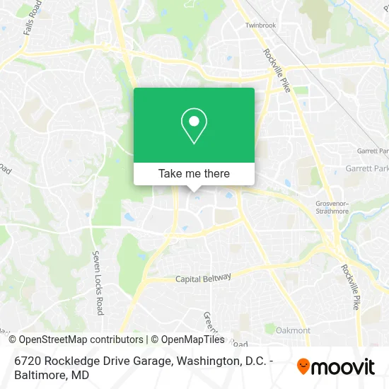 6720 Rockledge Drive Garage map