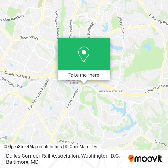 Dulles Corridor Rail Association map