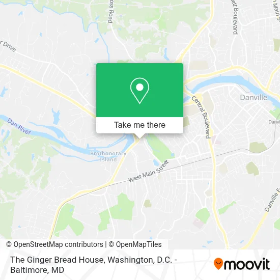 The Ginger Bread House map