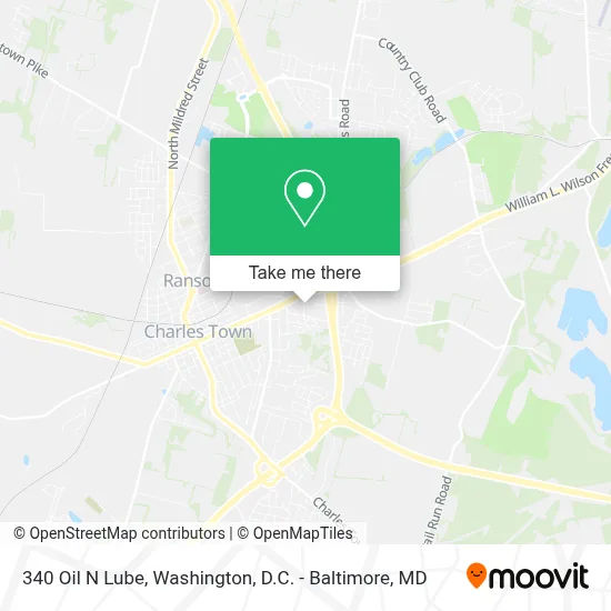 340 Oil N Lube map