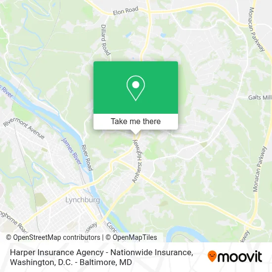 Harper Insurance Agency - Nationwide Insurance map