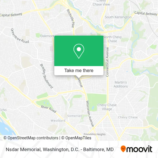 Nsdar Memorial map