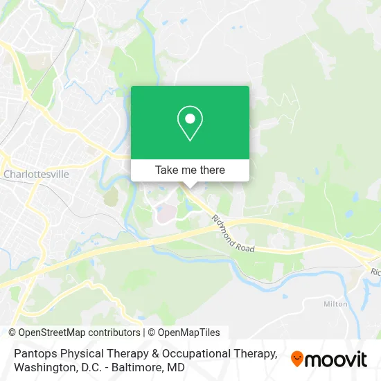 Pantops Physical Therapy & Occupational Therapy map