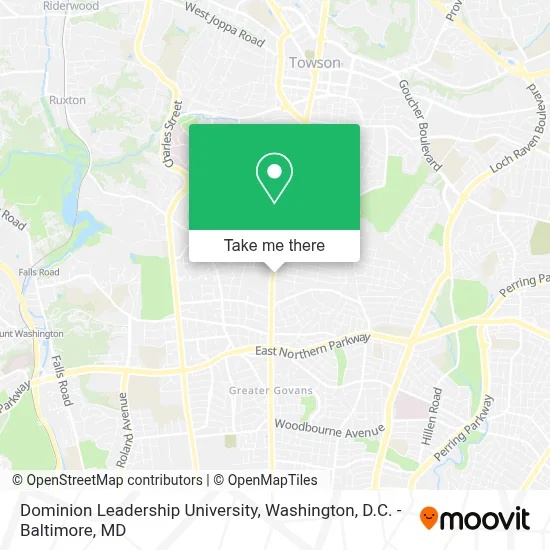 Dominion Leadership University map