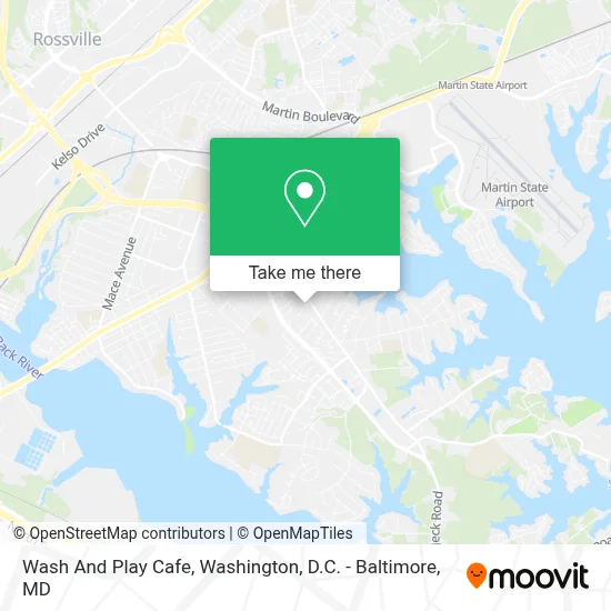 Wash And Play Cafe map