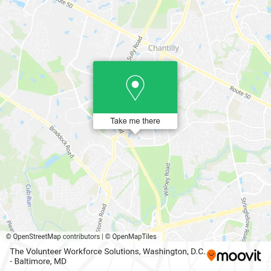 The Volunteer Workforce Solutions map