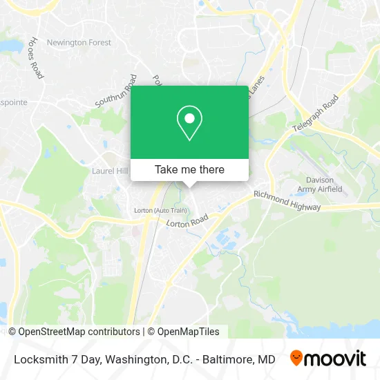Locksmith 7 Day map