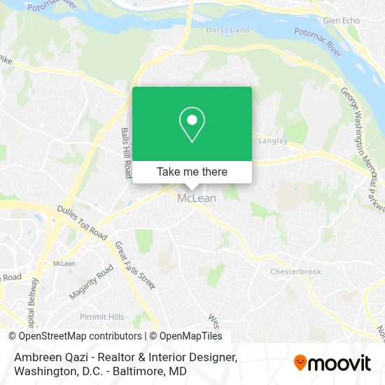 Ambreen Qazi - Realtor & Interior Designer map