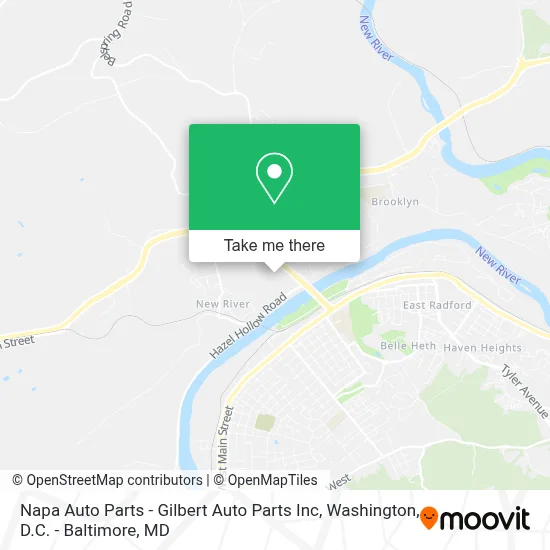 Napa Auto Parts - Gilbert Auto Parts Inc map
