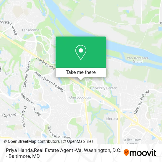 Priya Handa,Real Estate Agent -Va map
