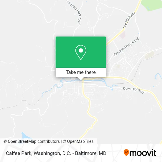 Calfee Park map