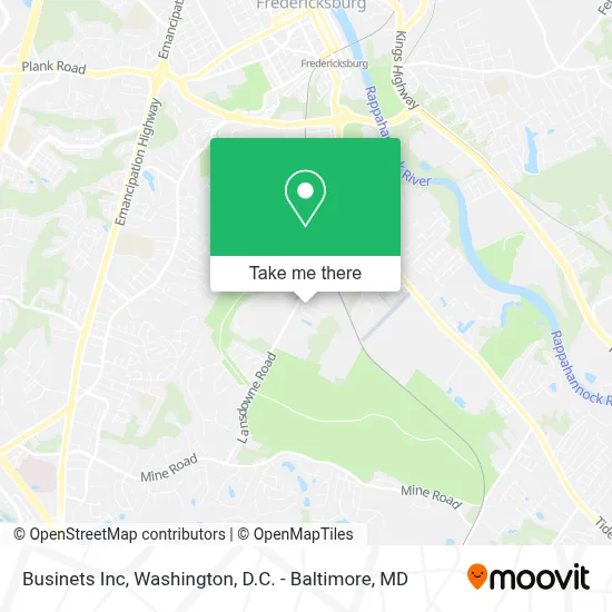 Businets Inc map