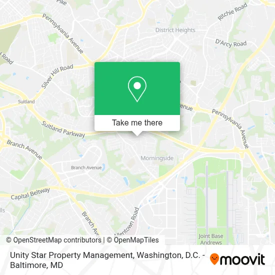 Unity Star Property Management map