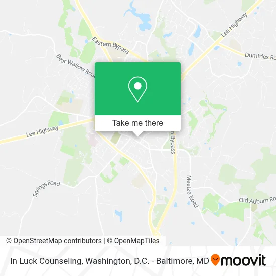 In Luck Counseling map