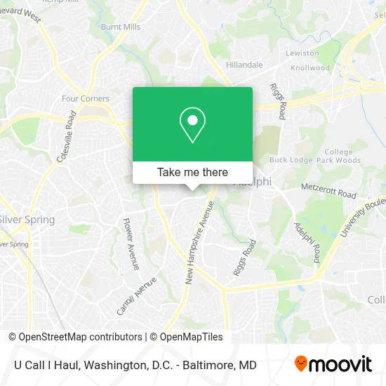 U Call I Haul map