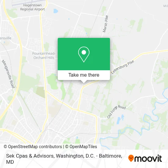 Sek Cpas & Advisors map