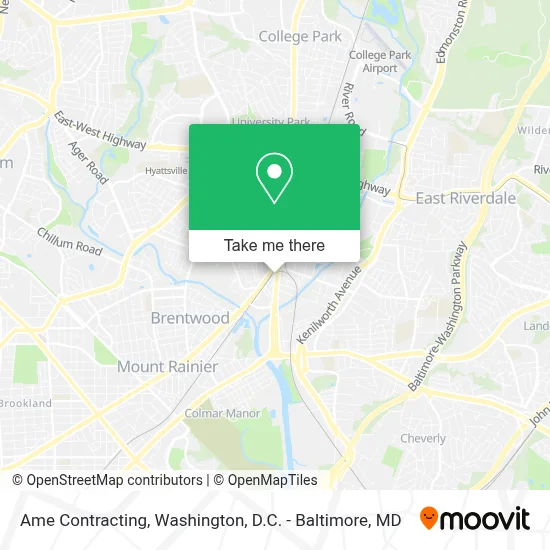 Ame Contracting map