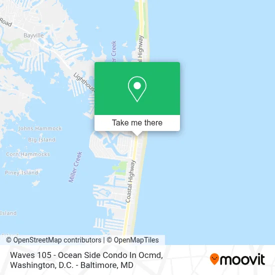 Waves 105 - Ocean Side Condo In Ocmd map