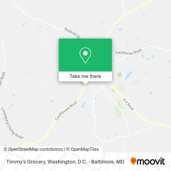 Timmy's Grocery map