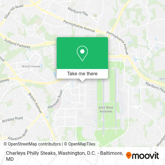 Charleys Philly Steaks map