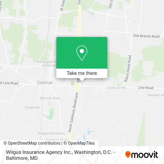 Wilgus Insurance Agency Inc. map